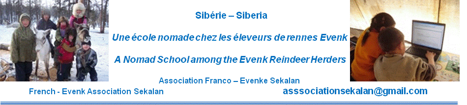 Le blog de l'association franco-evenke sekalan