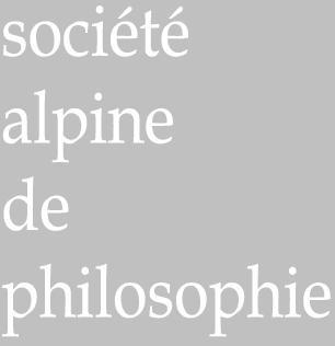 Le blog de Société alpine de philosophie