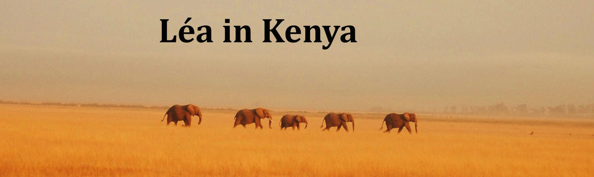 Léa in Kenya